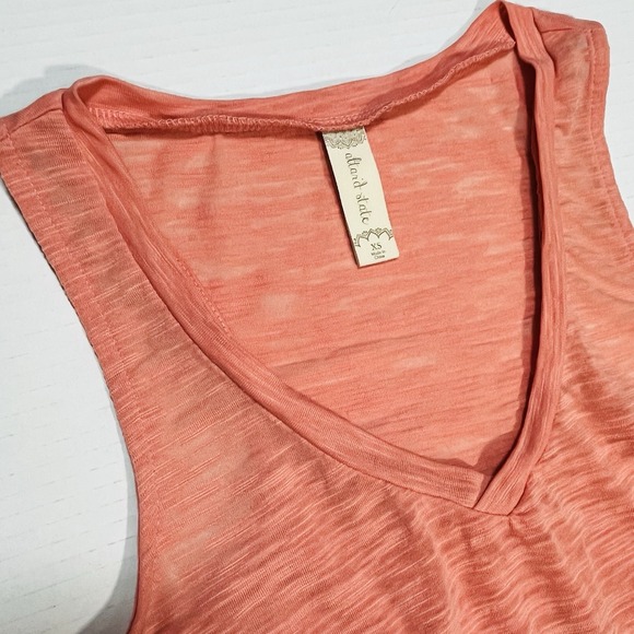 Altar'd State Knit Burnout Sleeveless V-Neck‎ Tank Top Twist Knot Boho Womens XS - Picture 7 of 7